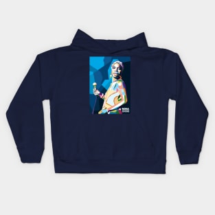 Abstract Popart Nina S in WPAP Kids Hoodie